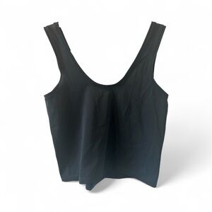 SPANX The Get Moving Fitted Bodycon Round Neck tank.  Black meduim